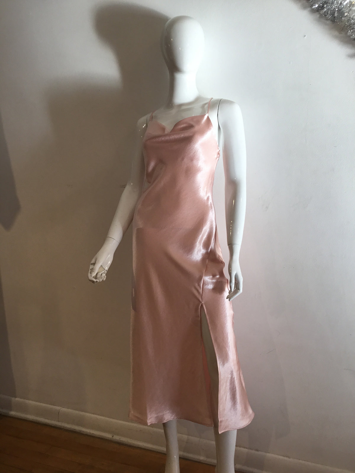 Double Zero Dusty Pink Silk Dress