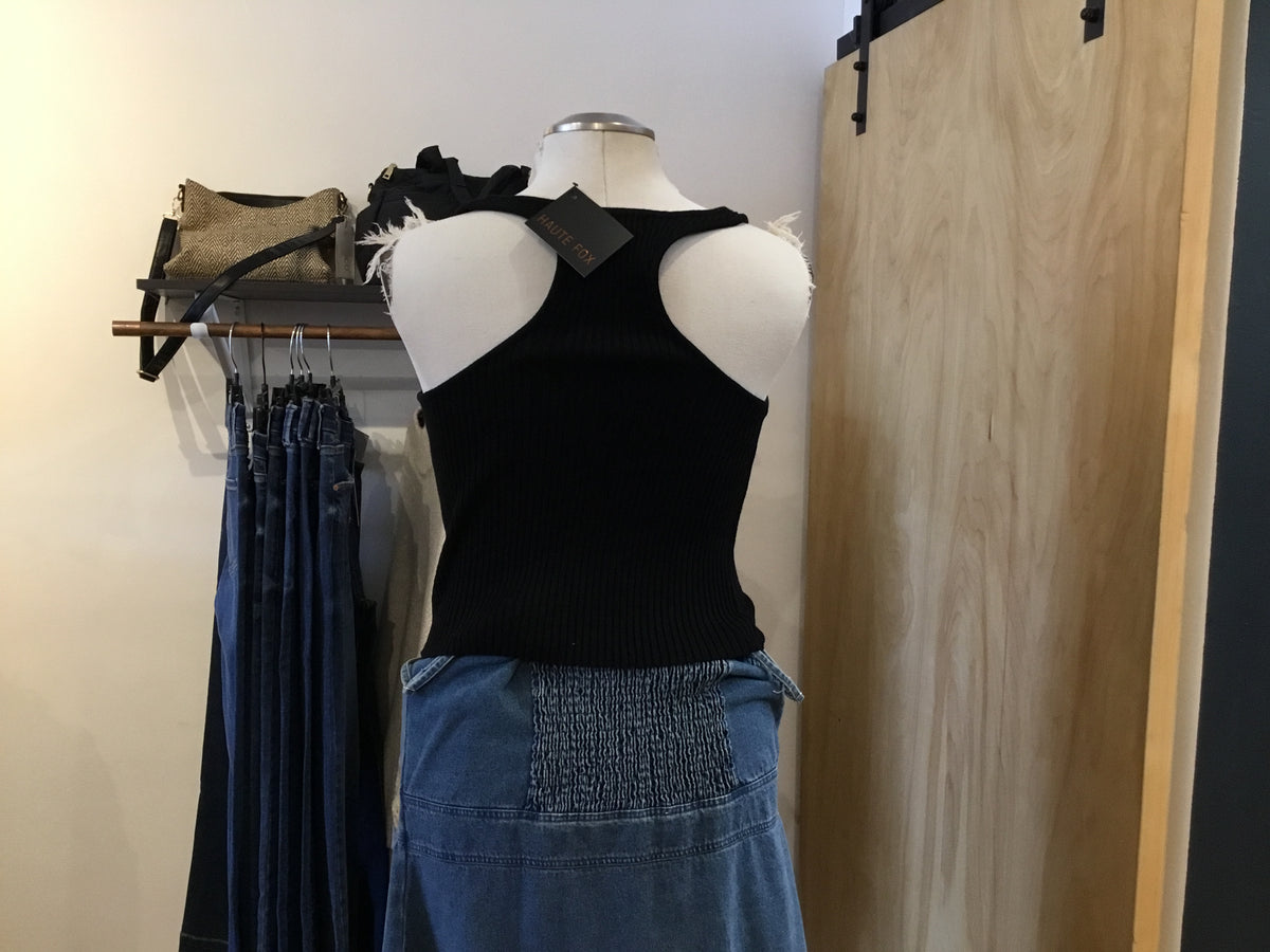 Haute Fox Racerback tank