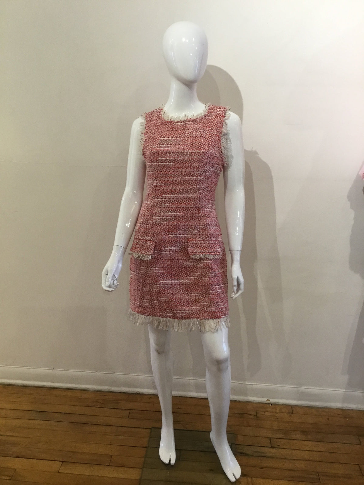 Fate Pink Tweed Party Dress