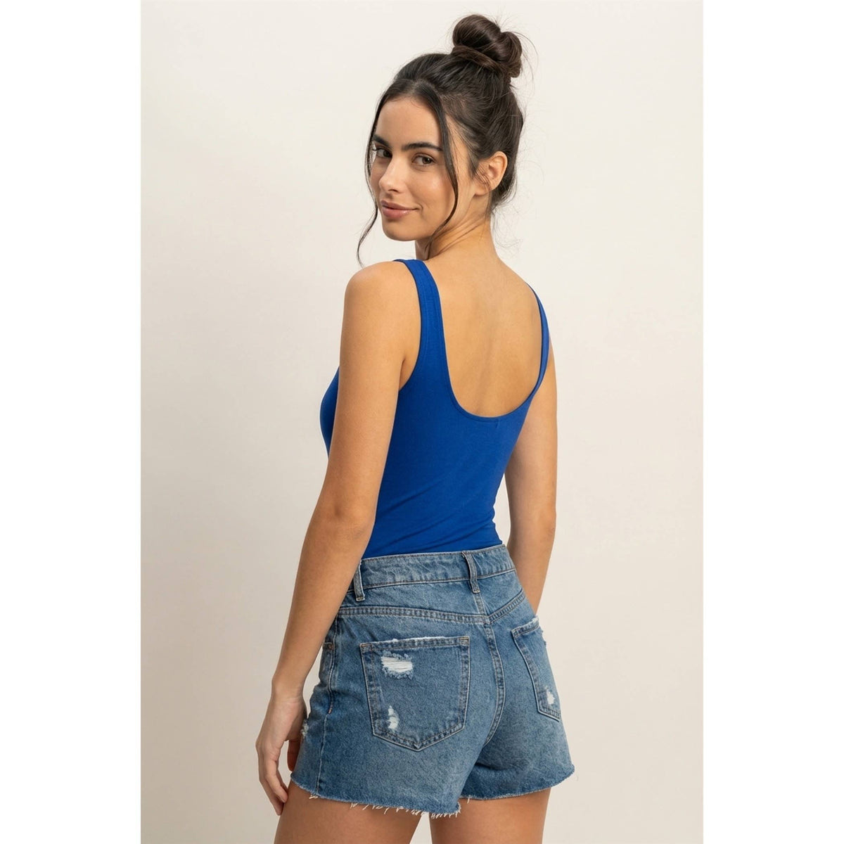Scoop Neck Tank Bodysuit