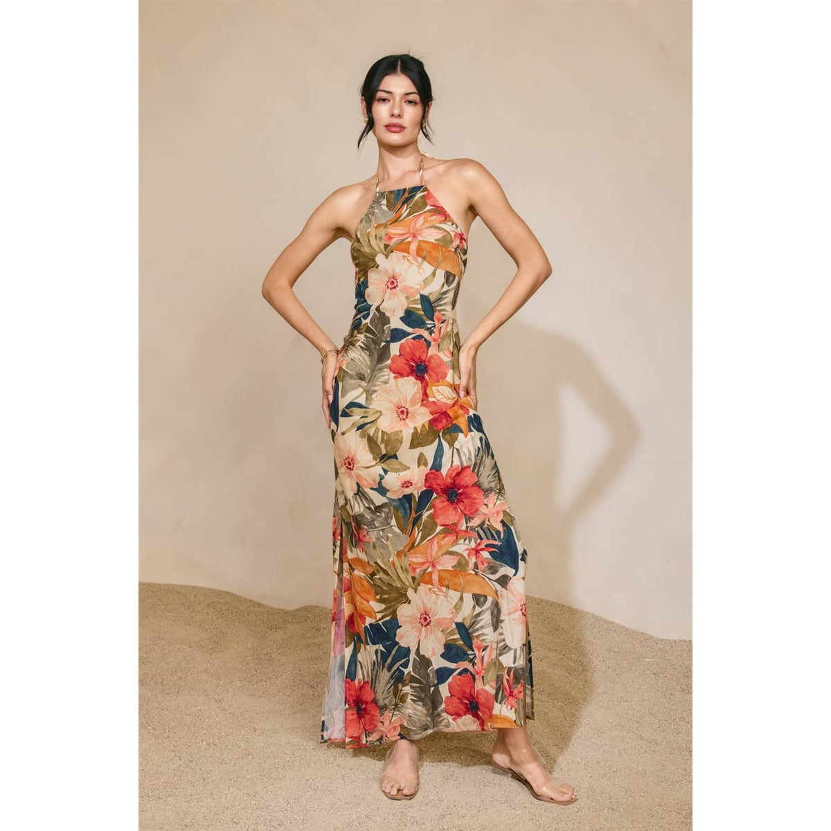 Dress Forum Crème floral dress