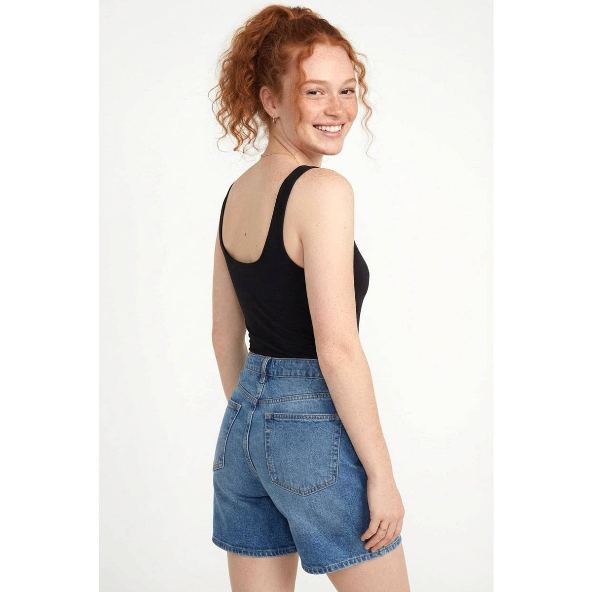 Scoop Neck Tank Bodysuit