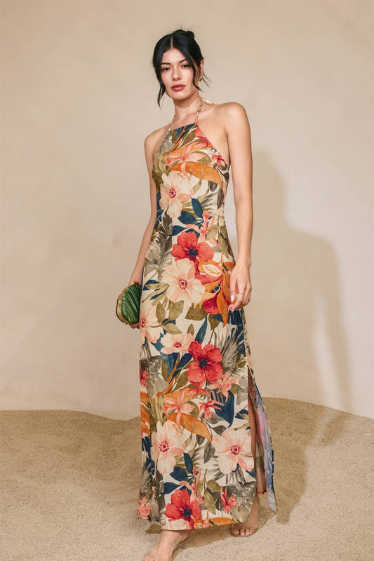 Dress Forum Crème floral dress