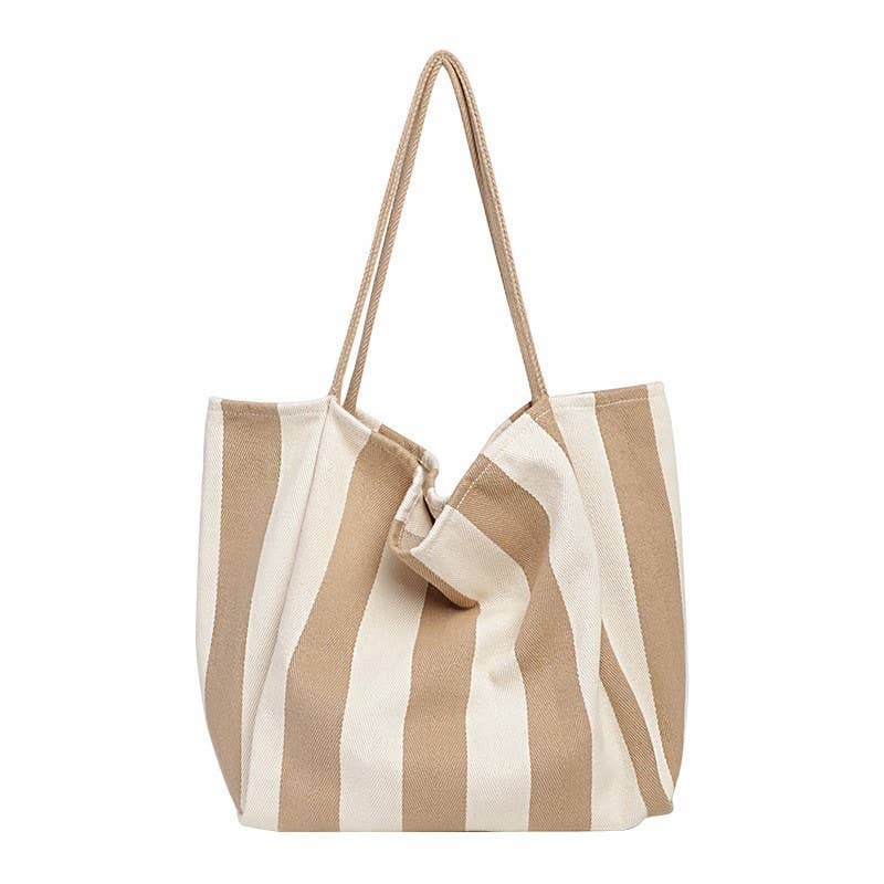 STRIPED TRENDING TOTE BAG | 40P560