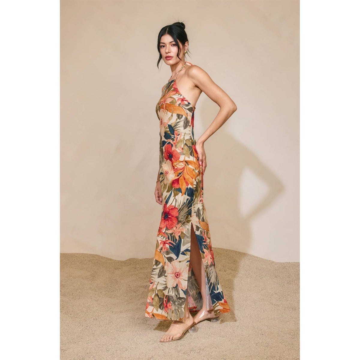 Dress Forum Crème floral dress